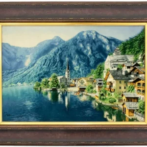 Bilde teppe - 108 x 83 cm - flerfarget