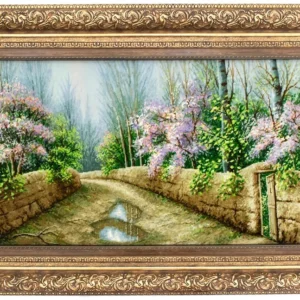 Bilde teppe - 112 x 75 cm - flerfarget