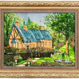 Bilde teppe - 91 x 72 cm - flerfarget