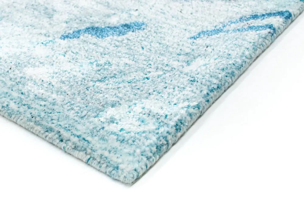 Designer teppe - 140 x 70 cm - turkis