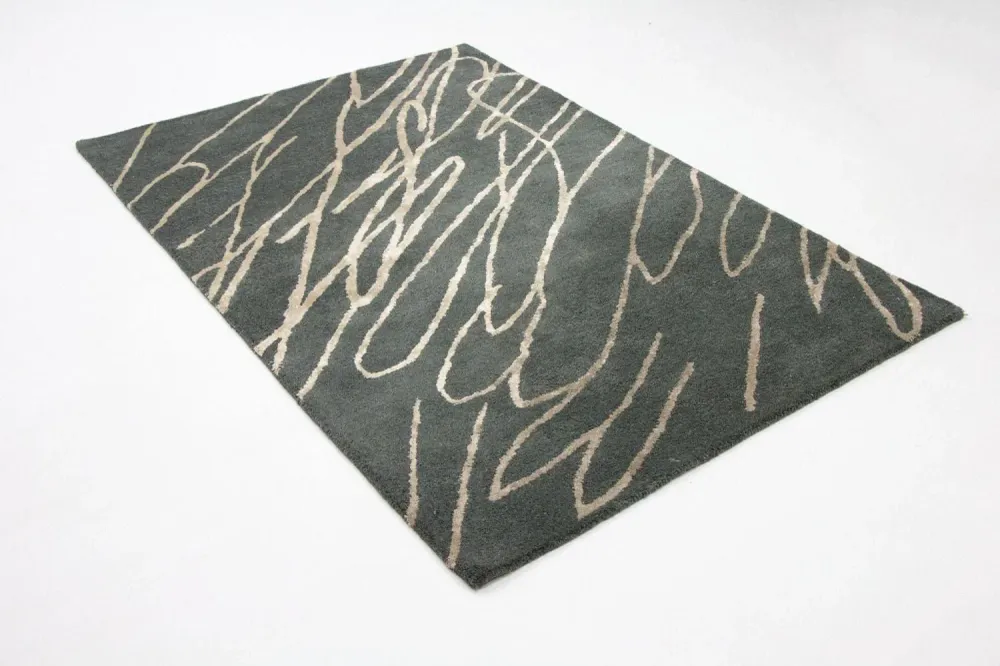 Designer teppe - 180 x 121 cm - blå