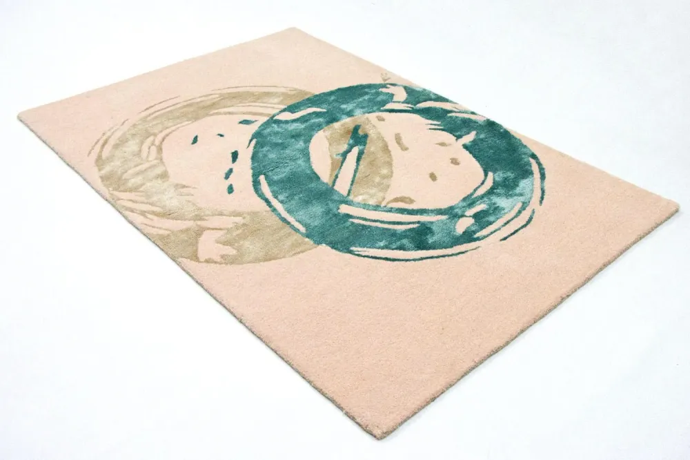 Designer teppe - 180 x 122 cm - beige