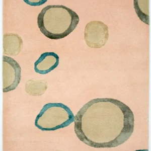 Designer teppe - 181 x 121 cm - beige