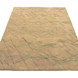 Designer teppe - 198 x 136 cm - beige