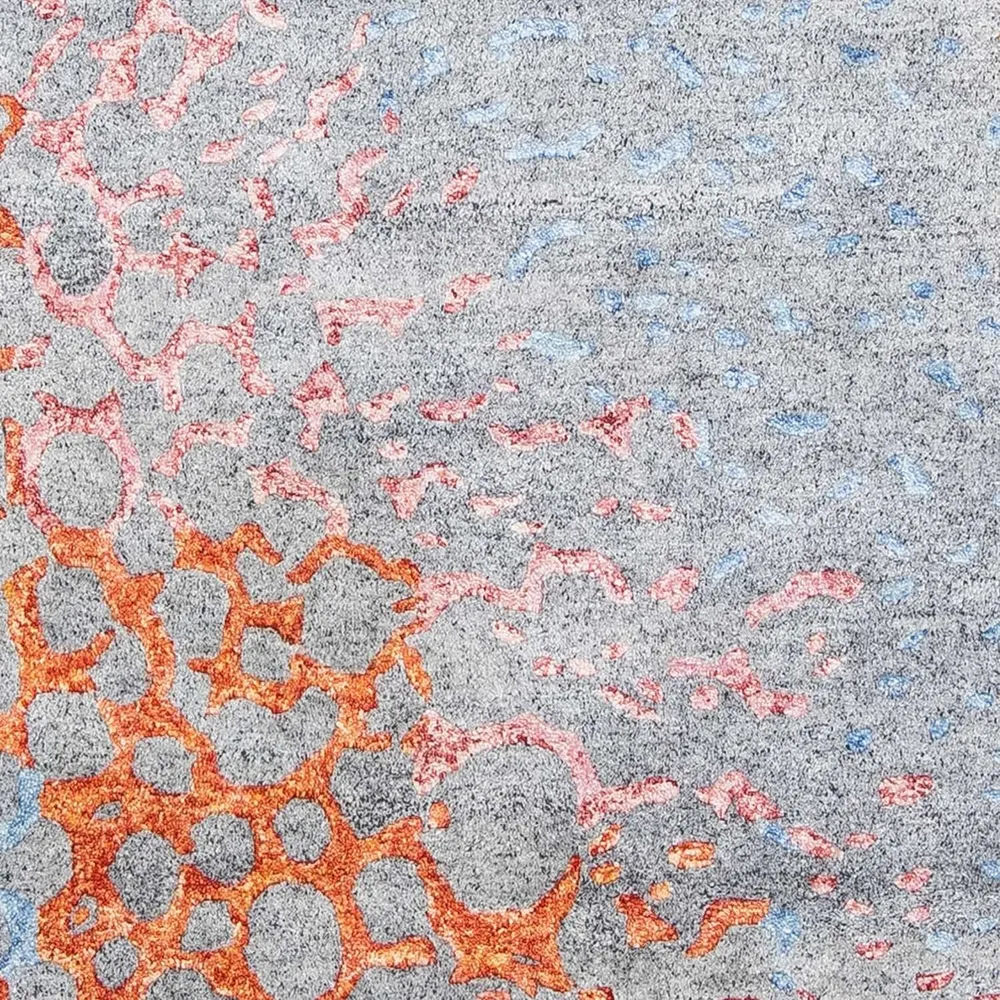 Designer teppe - 200 x 140 cm - lyseblå