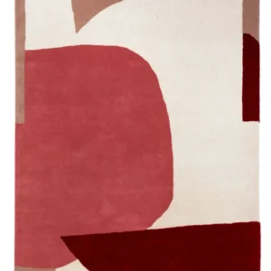 Designer teppe - 200 x 140 cm - rosa
