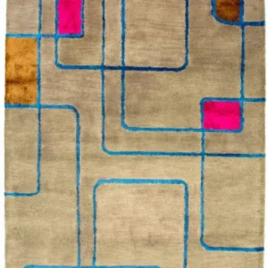 Designer teppe - 239 x 152 cm - flerfarget