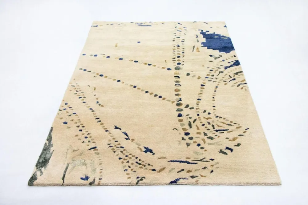 Designer teppe - 240 x 152 cm - beige