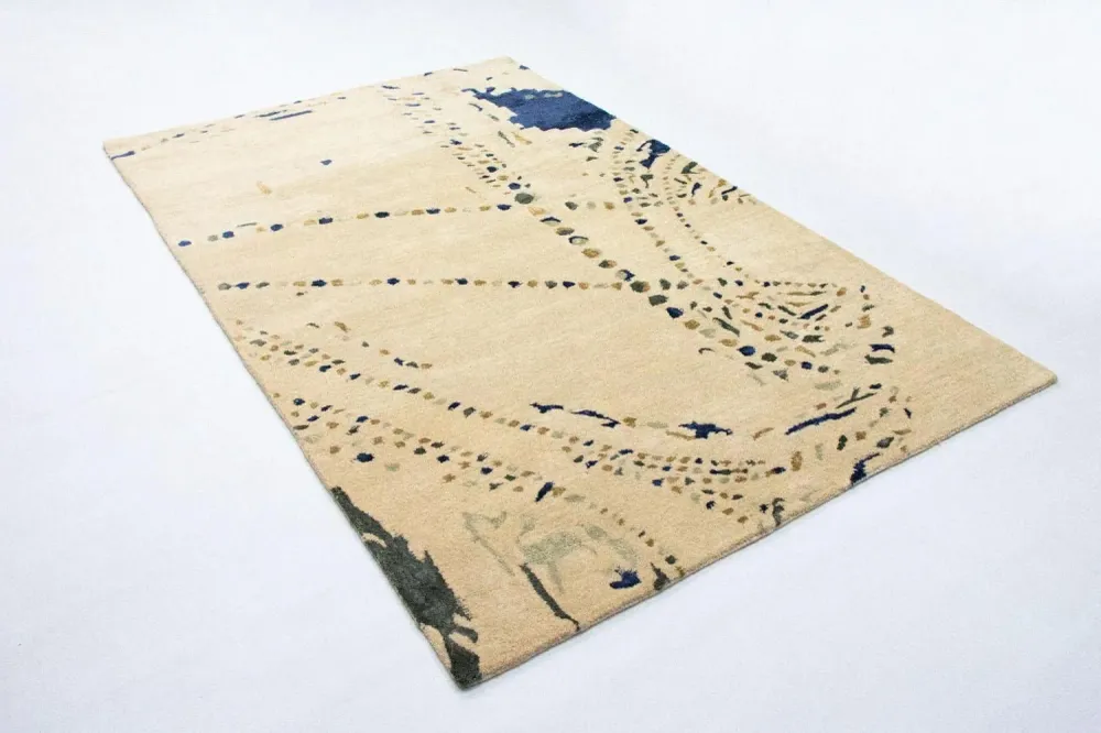 Designer teppe - 240 x 152 cm - beige
