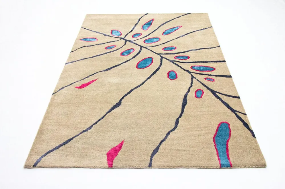 Designer teppe - 240 x 152 cm - beige