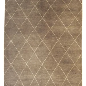 Designer teppe - 240 x 160 cm - mørk brun