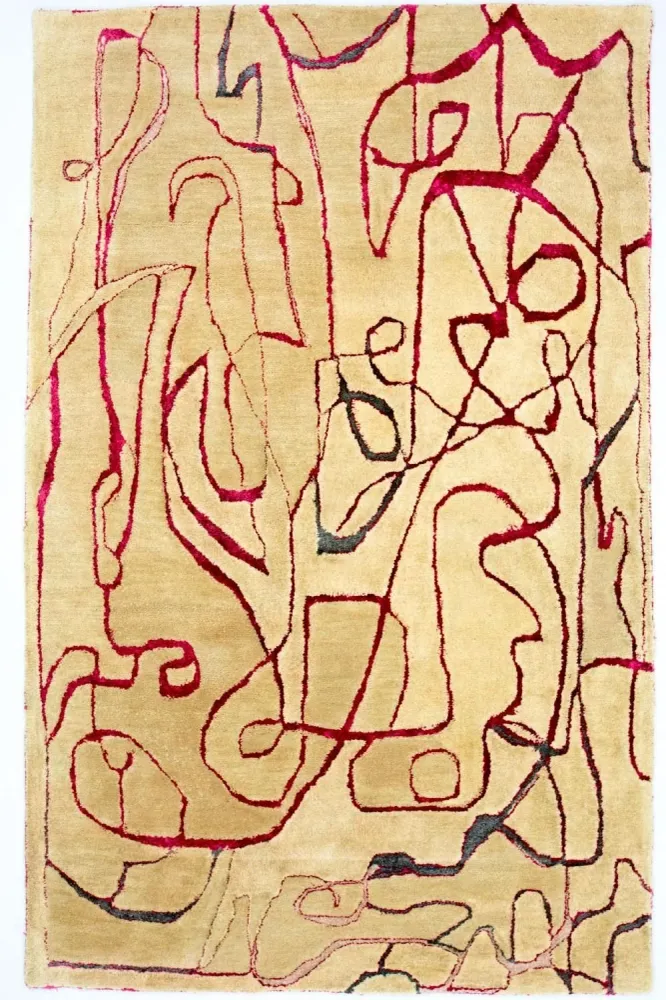 Designer teppe - 241 x 152 cm - flerfarget