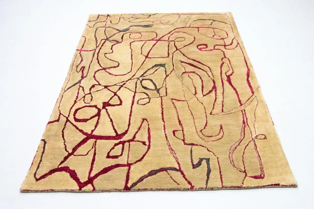 Designer teppe - 241 x 152 cm - flerfarget