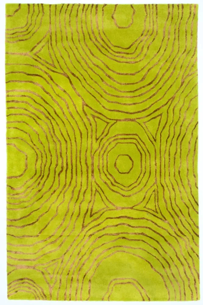 Designer teppe - 241 x 152 cm - lysegrønn