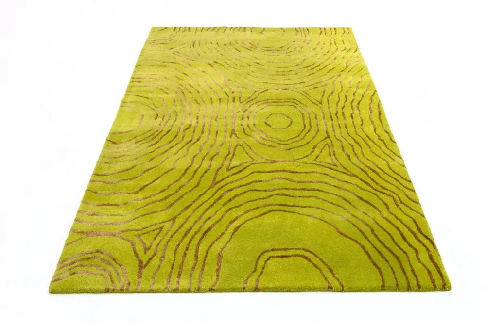 Designer teppe - 241 x 152 cm - lysegrønn