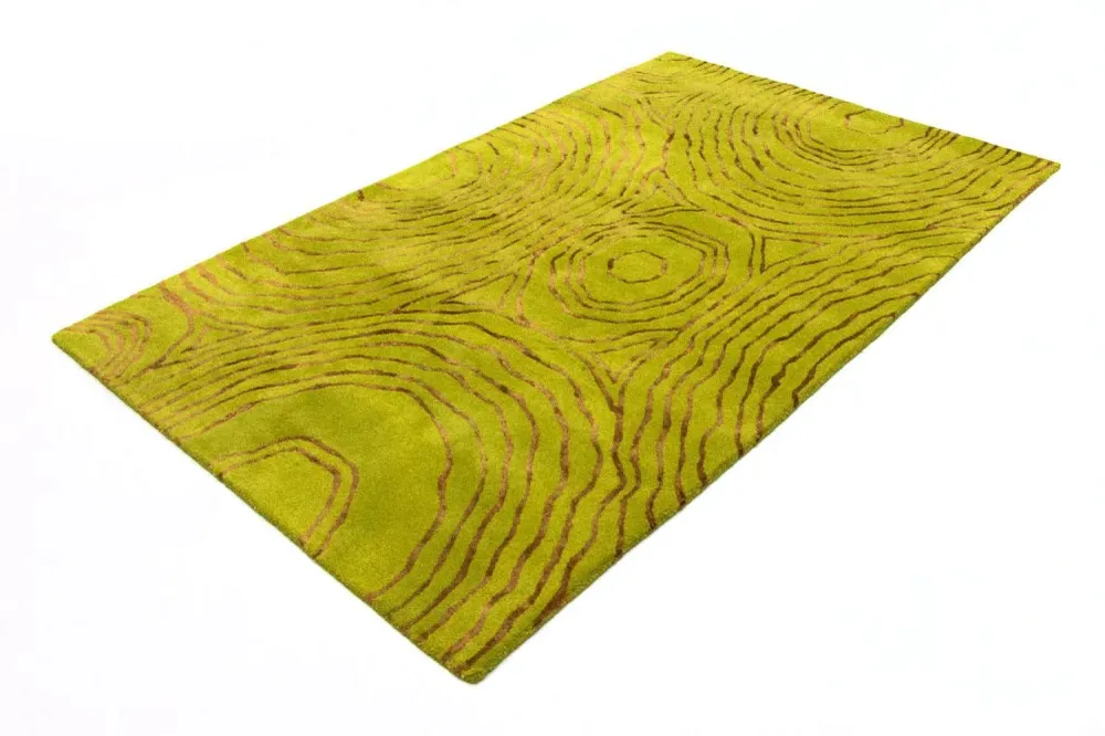 Designer teppe - 241 x 152 cm - lysegrønn