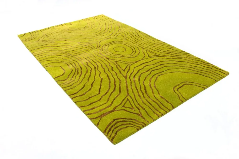 Designer teppe - 241 x 152 cm - lysegrønn