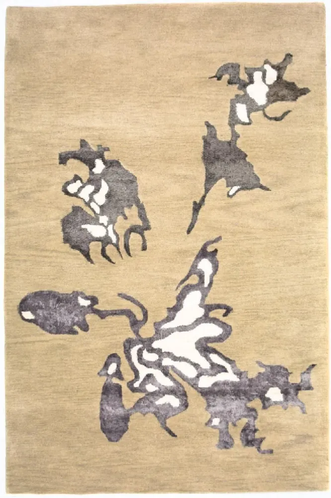 Designer teppe - 241 x 154 cm - beige