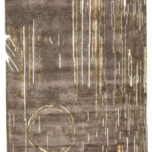 Designer teppe - 242 x 151 cm - brun