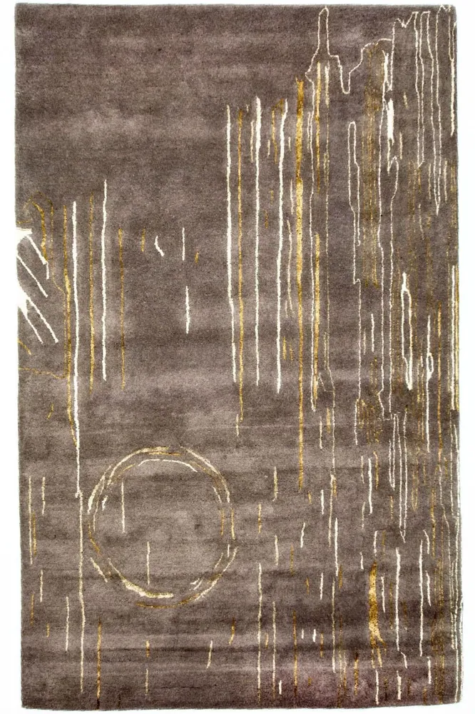 Designer teppe - 242 x 151 cm - brun