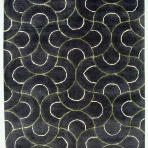 Designer teppe - 242 x 152 cm - blå