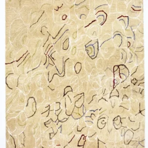 Designer teppe - 242 x 152 cm - beige