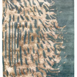 Designer teppe - 242 x 153 cm - blå