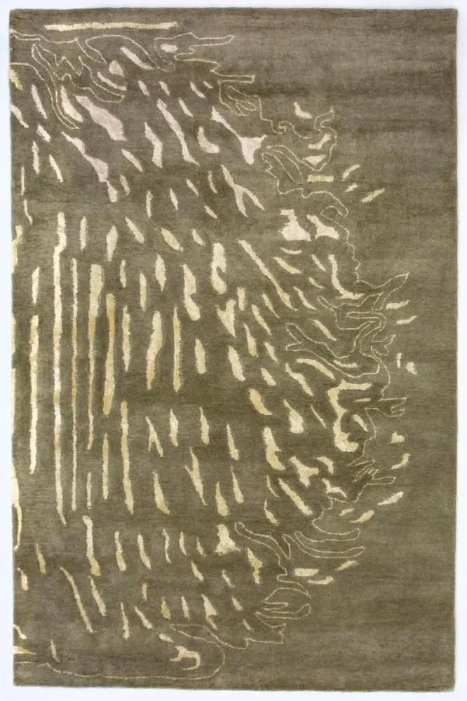 Designer teppe - 242 x 153 cm - brun