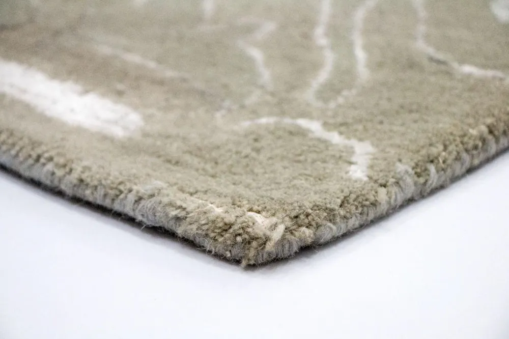 Designer teppe - 242 x 153 cm - brun