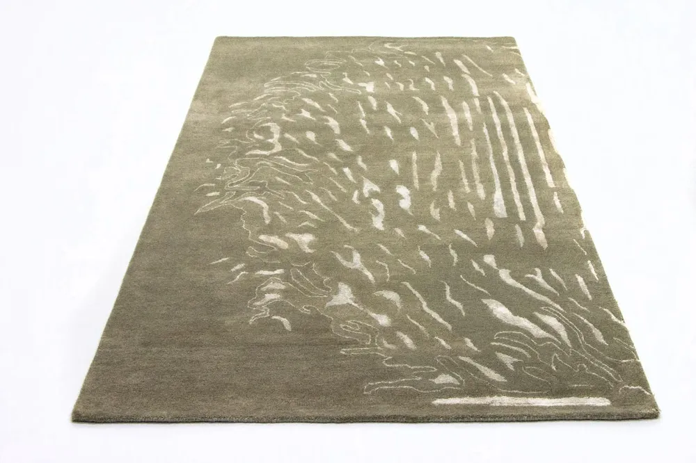Designer teppe - 242 x 153 cm - brun