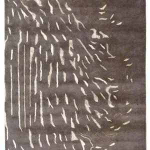 Designer teppe - 242 x 153 cm - brun