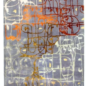 Designer teppe - 242 x 153 cm - flerfarget