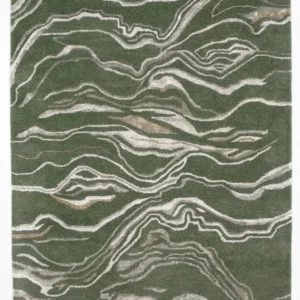 Designer teppe - 242 x 153 cm - grønn