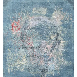 Designer teppe - 242 x 163 cm - havblå