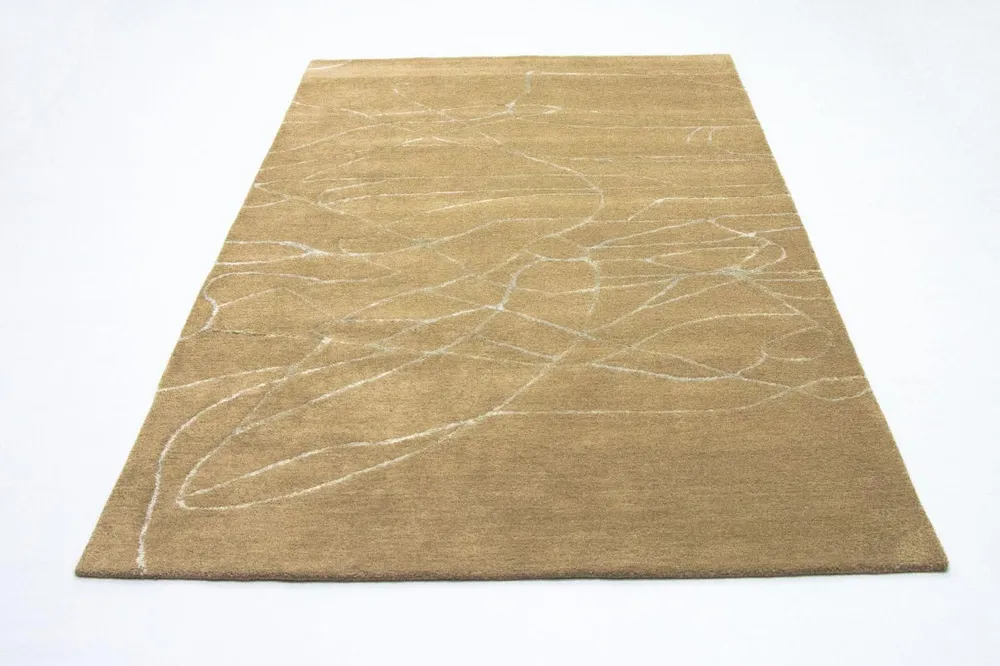Designer teppe - 243 x 150 cm - brun