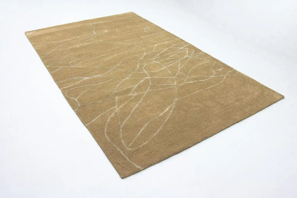 Designer teppe - 243 x 150 cm - brun