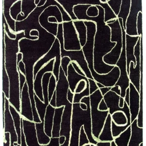 Designer teppe - 243 x 152 cm - blå