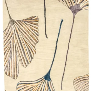 Designer teppe - 243 x 152 cm - beige