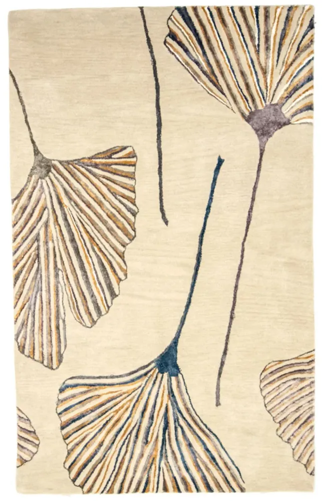 Designer teppe - 243 x 152 cm - beige