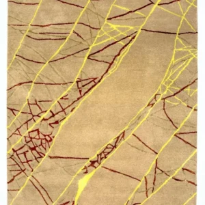 Designer teppe - 243 x 152 cm - brun
