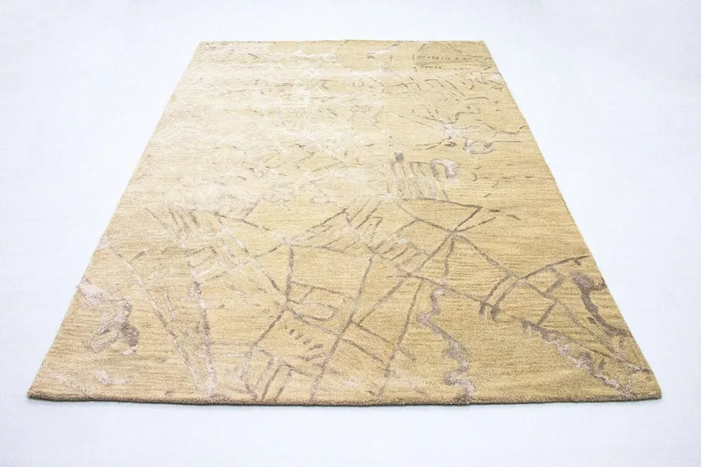 Designer teppe - 243 x 152 cm - flerfarget