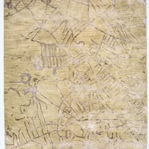 Designer teppe - 243 x 152 cm - flerfarget