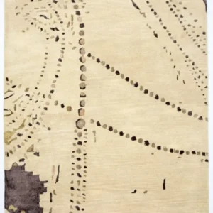 Designer teppe - 243 x 153 cm - beige