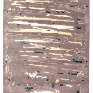 Designer teppe - 243 x 153 cm - brun