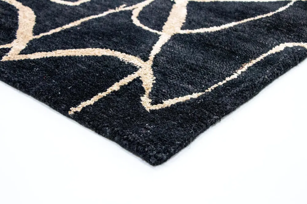 Designer teppe - 243 x 154 cm - blå