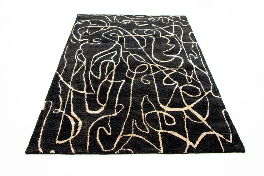 Designer teppe - 243 x 154 cm - blå