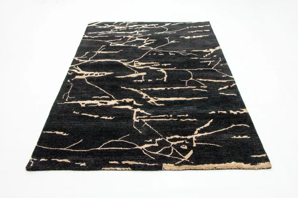 Designer teppe - 243 x 155 cm - blå