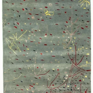 Designer teppe - 243 x 156 cm - lyseblå