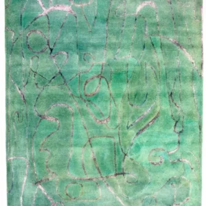 Designer teppe - 244 x 154 cm - grønn