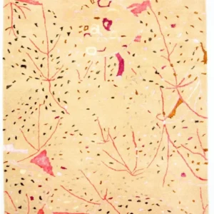 Designer teppe - 244 x 155 cm - beige